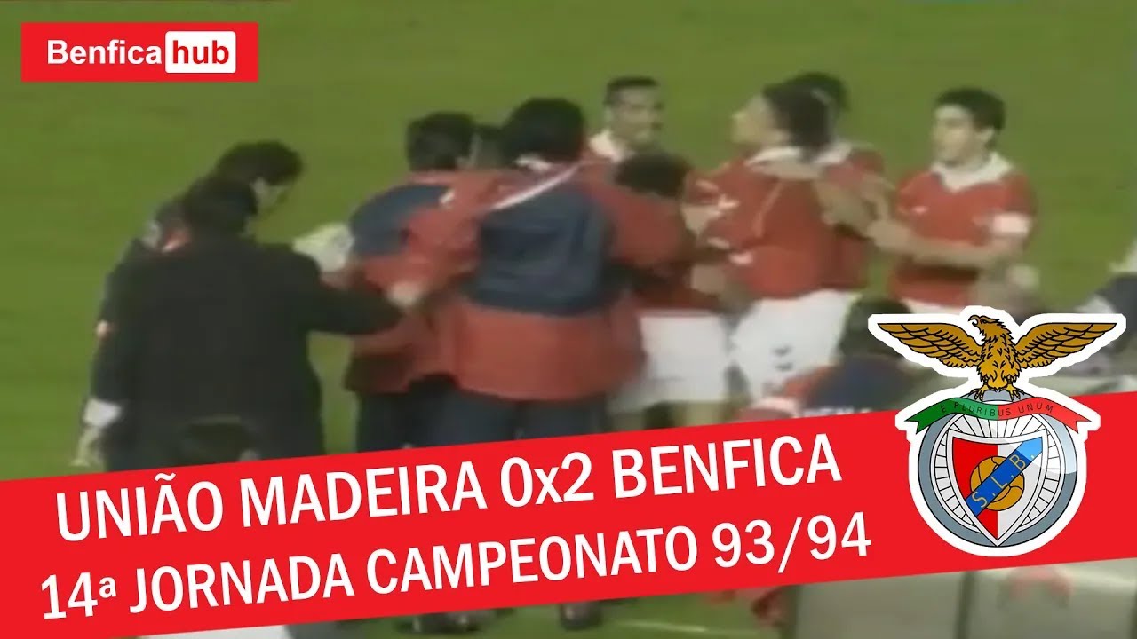 UNIÃO DA MADEIRA 0x2 BENFICA | 14ª JORNADA CAMPEONATO (1993/1994)