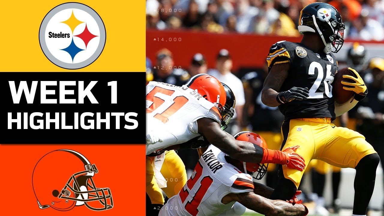 Steelers vs. Browns | NFL Week 1 Game Highlights