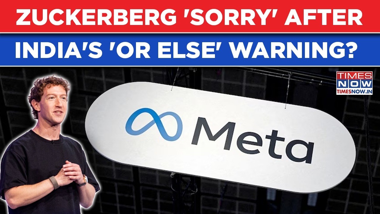 Zuckerberg Says Sorry After India Govt's 'Or Else' Warning? Meta Apology For Modi's Video Or This?