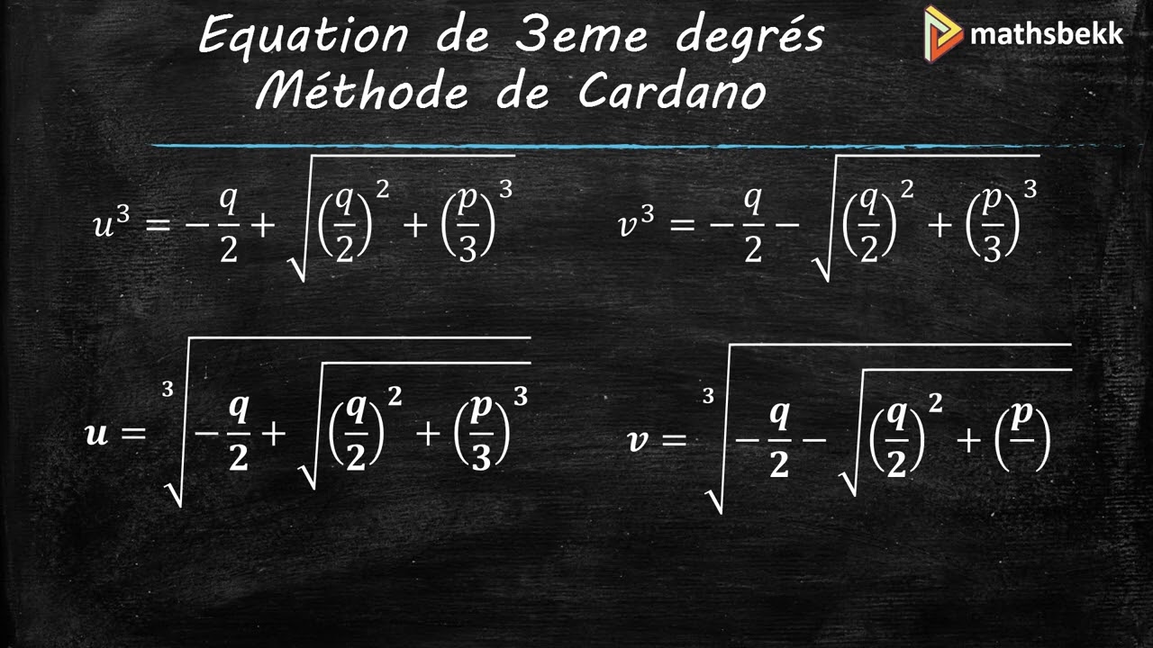 Equations de 3eme degrés