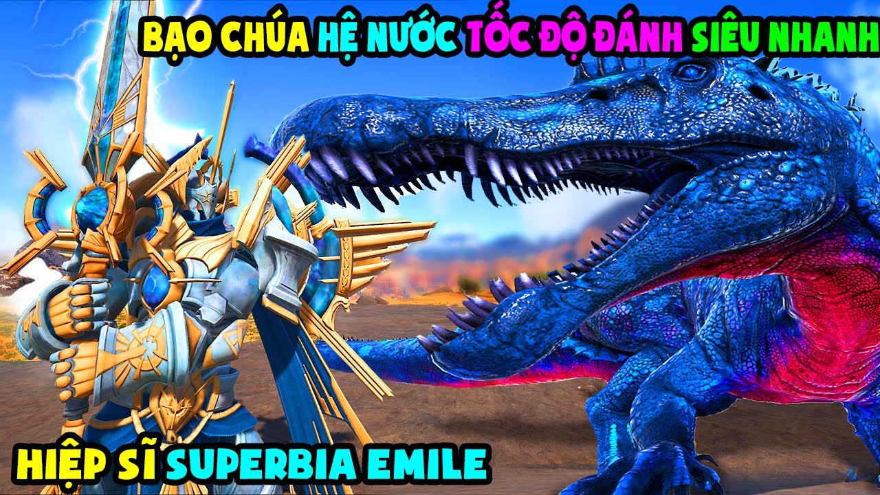 ARK Abyss #21 I CONQUERED THE WATER BOSS SPINO WITH SUPER FAST ATTACK SPEED - A LITTLE BILLION