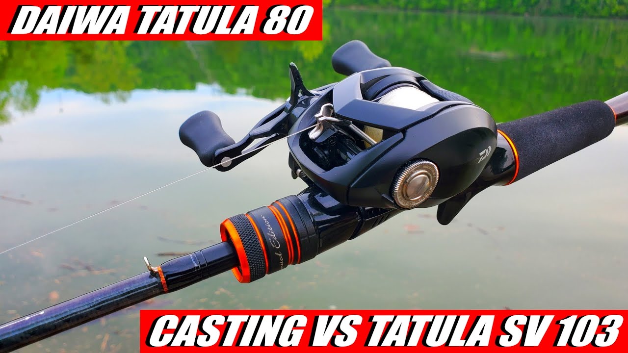 Сравнение катушек Daiwa TATULA 80 и TATULA SV 103!!! Какая из них лучше для деликатной ловли?