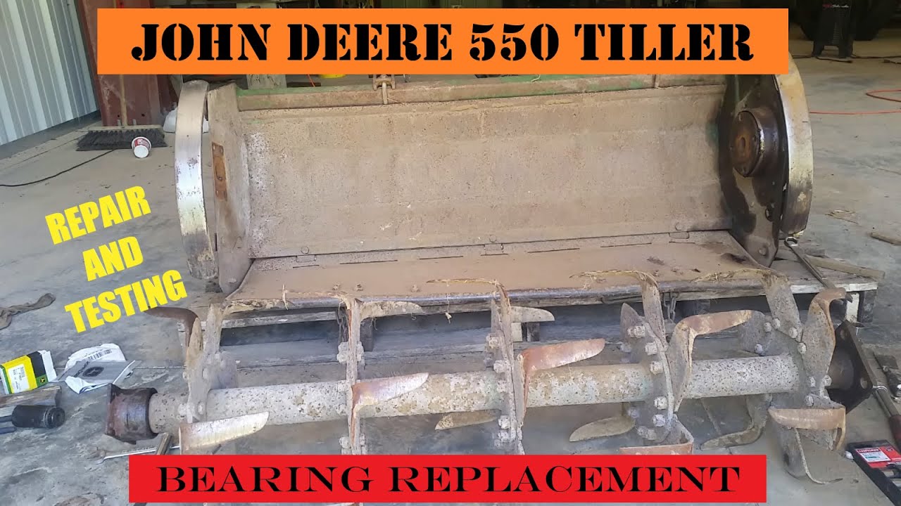 JOHN DEERE 550 Tiller Bearing Replacement