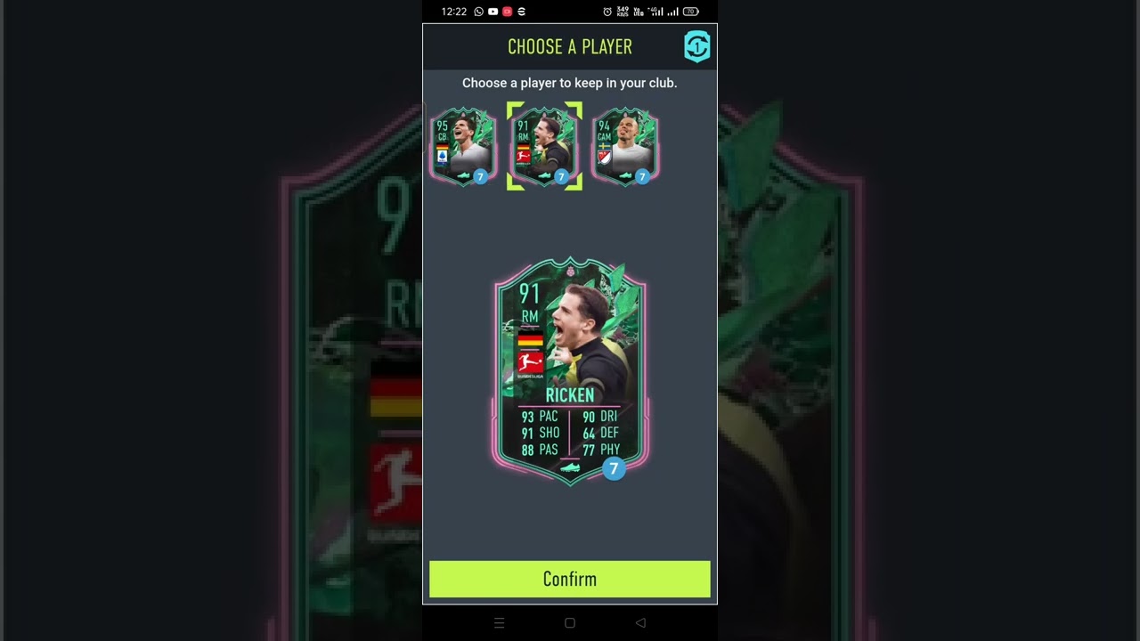 Fifa 22 player pick #fifa22 #shorts #fifa22packopening #shapeshifter #fut22
