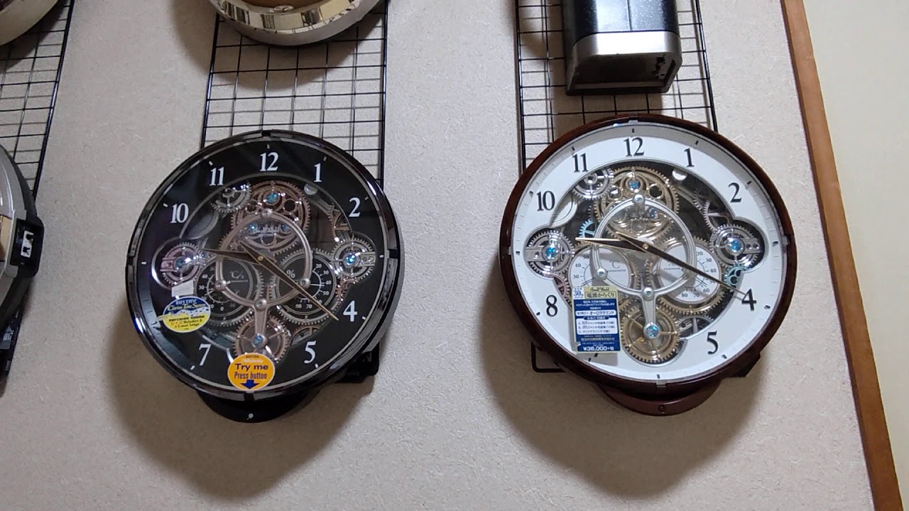 リズムスモールワールドシーカーと海外品同時鳴らし