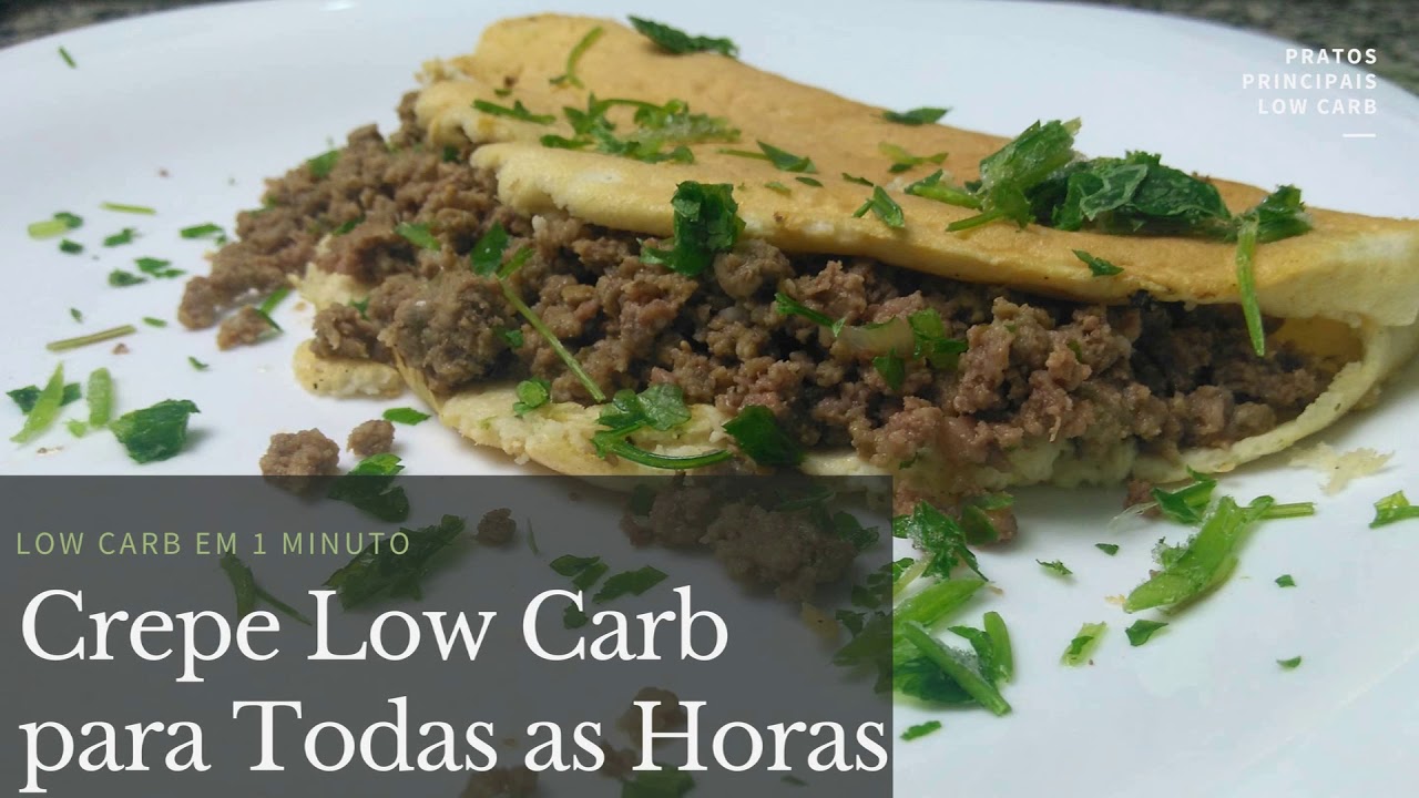 Receita de Crepe Simples Low Carb | Batata Assando