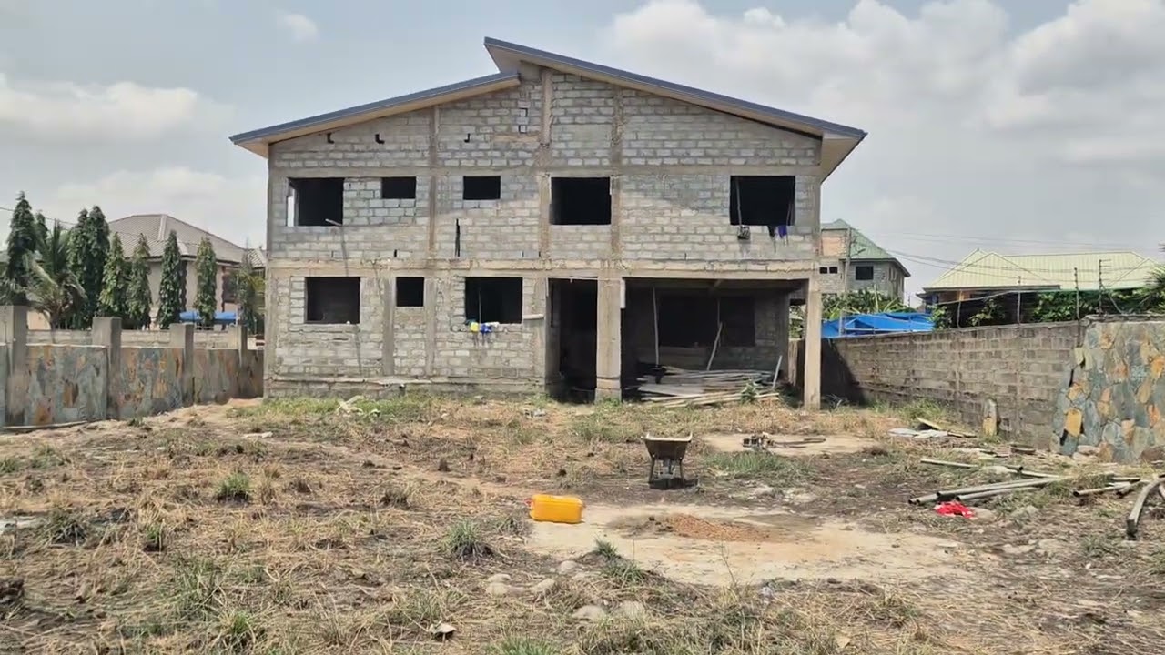 Design ur dream home in Ghana 🇬🇭 using tarkwa flat Stones that last forever 