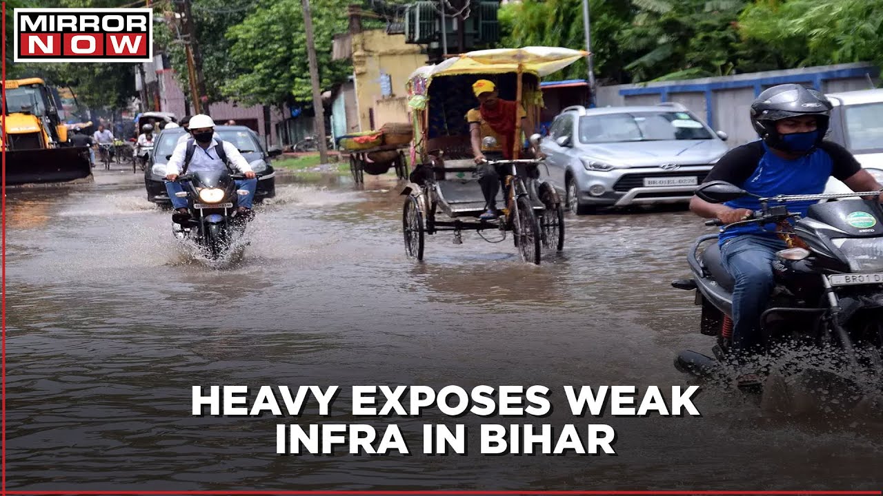 Heavy rainfall in Bihar causes waterlogging; dilapidated state of infrastructure comes in spotlight