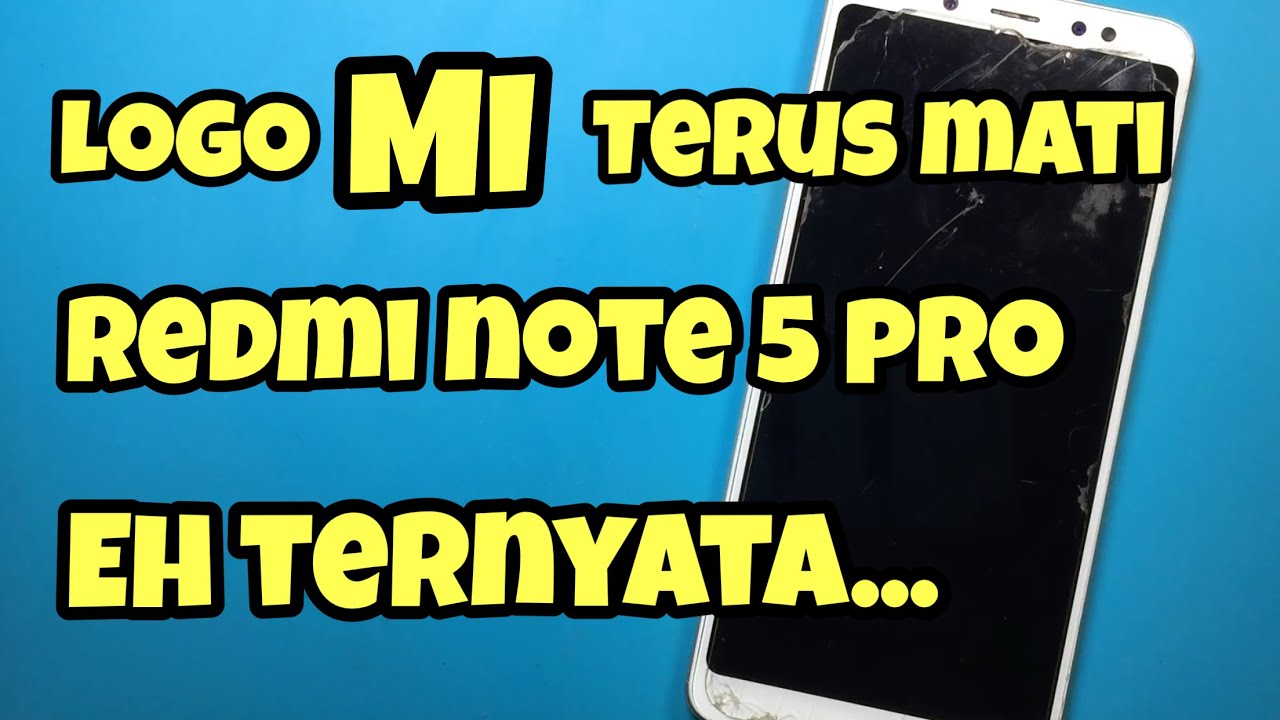 Cara Memperbaiki Xiaomi Redmi Note 5 Pro Hanya Logo Mi dan Ternyata....