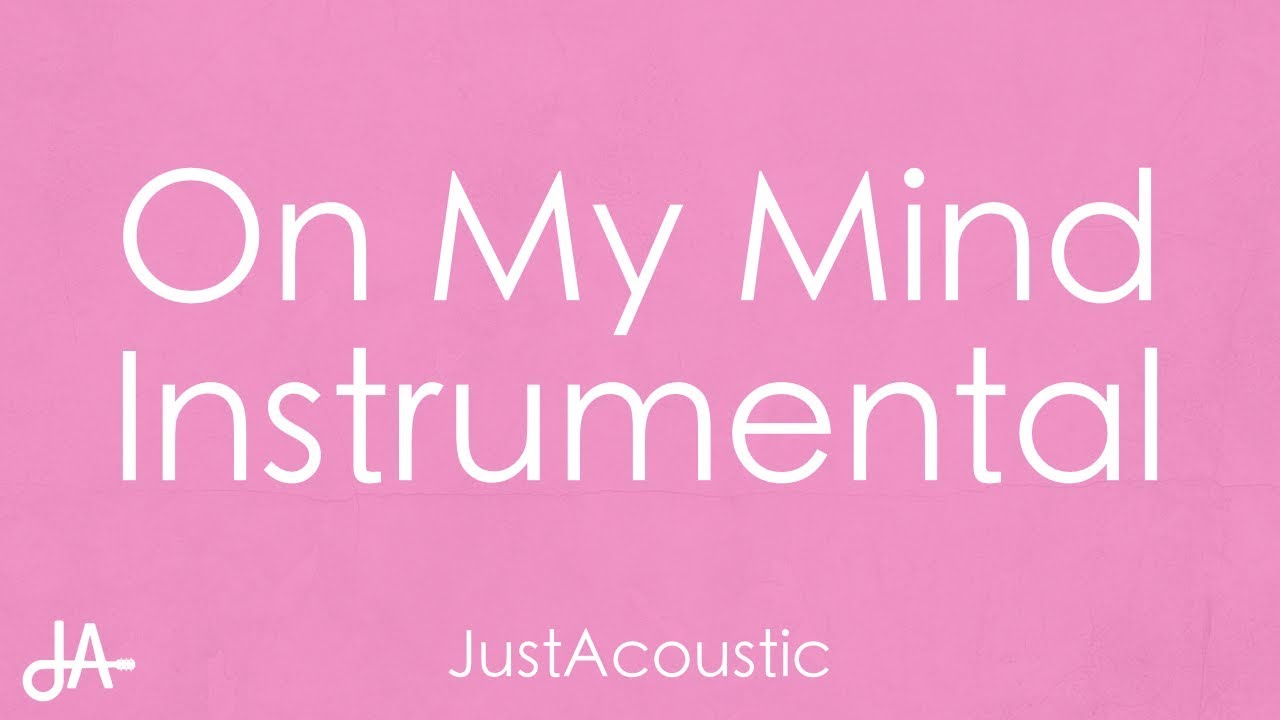 On My Mind - Jorja Smith (Acoustic Instrumental)