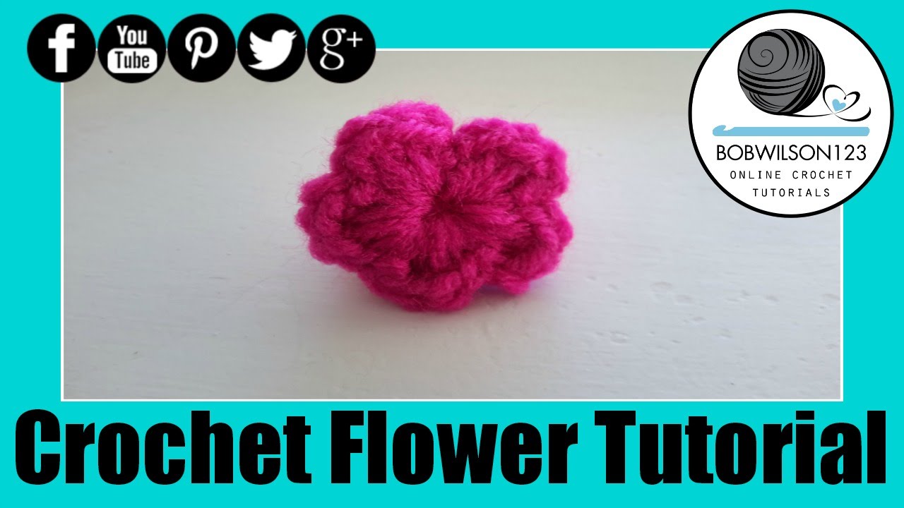 Crochet Flower Tutorial