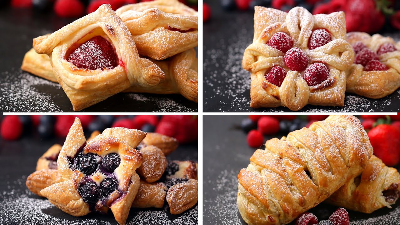 Puff Pastry 4 Ways