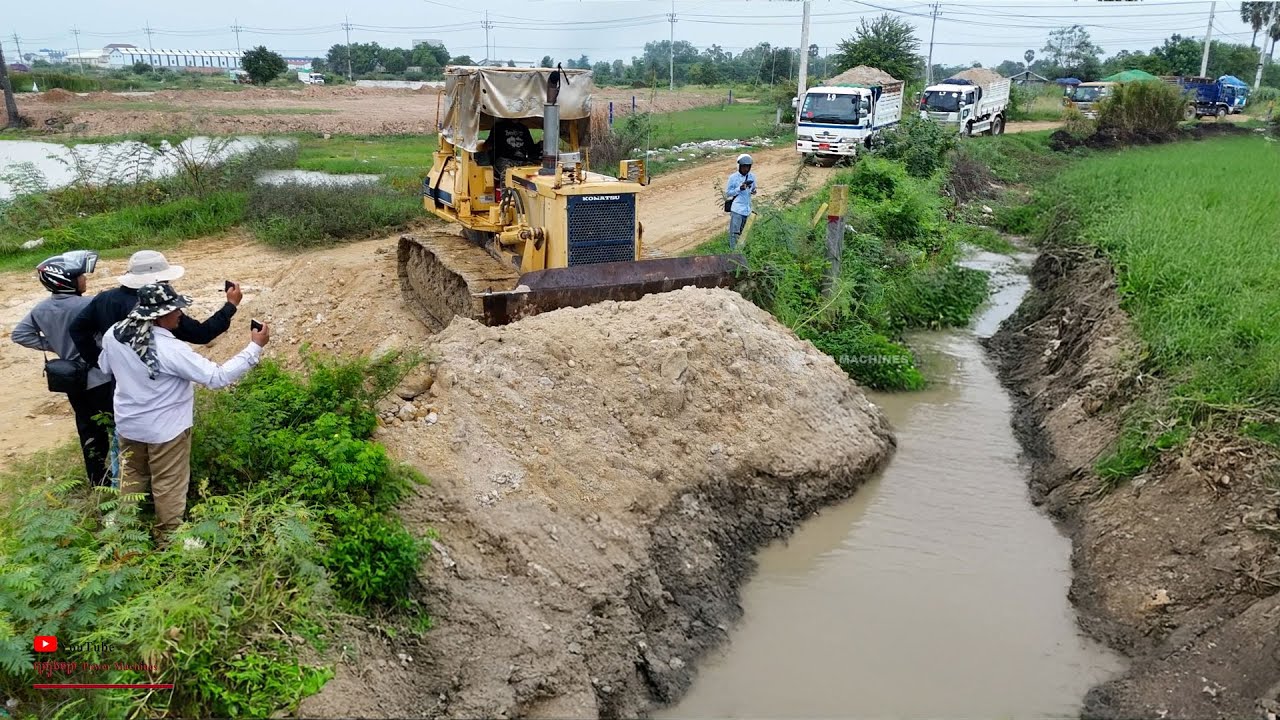 Fantastic Finest Starting Huge Landfill Process Full First​ Step With Group Trucks 5t And Dozer D58P