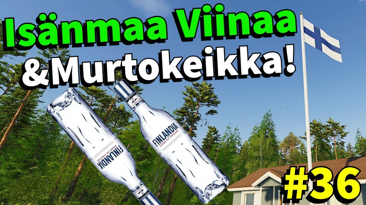 ISÄNMAA VIINAA & MURTOKEIKKA! | Uusi Päivitys #36 | Finnish Cottage Simulator