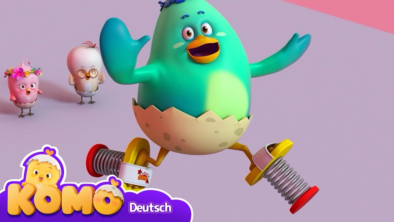 Eine Springfeder betrachten + M&aacute;s episodios | Komo ist neugierig | Kinderanimationen