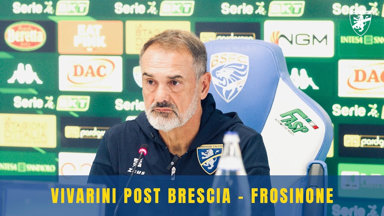 SERIE B '24/'25 | MISTER VIVARINI POST BRESCIA - FROSINONE