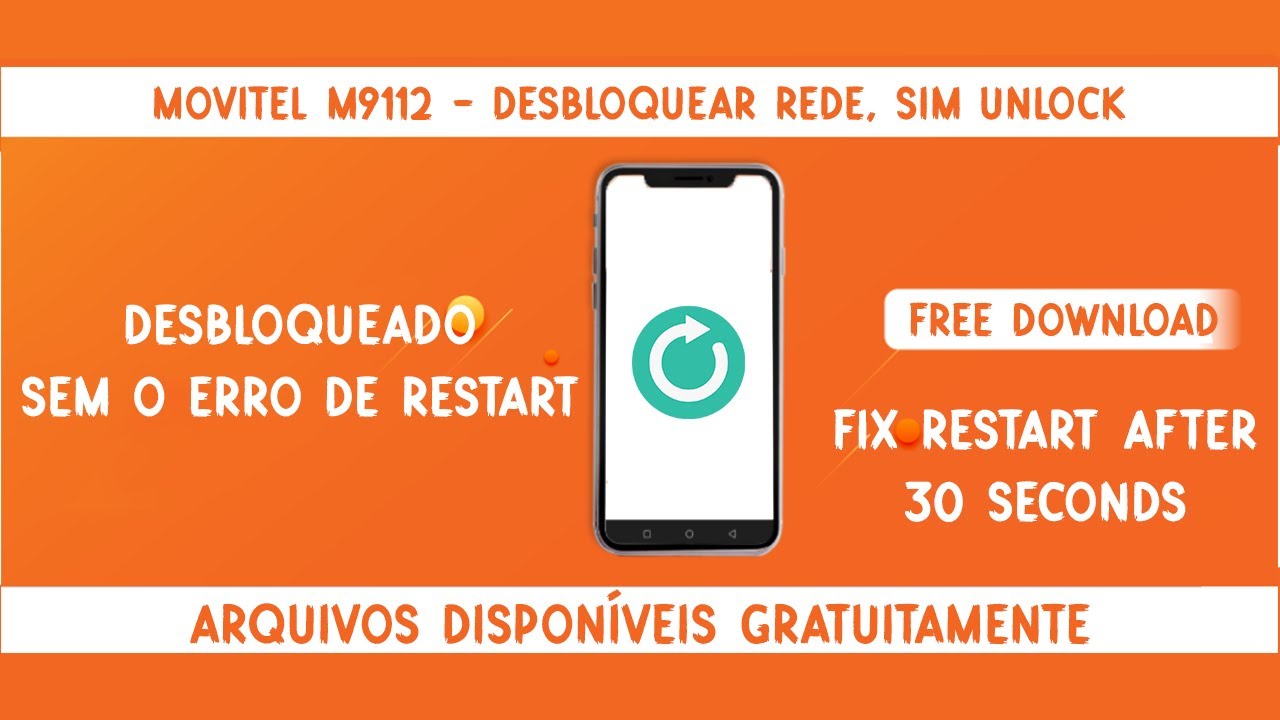 MOVITEL M9112 – Desbloquear Rede e #Corrigir_Erro_De_Restart | SIM Unlock #Fix_Restart_Solution.