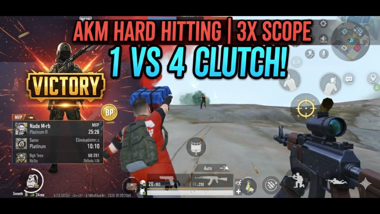“ONE AKM vs FOUR 😱 Ultimate Arena 1v4 CLUTCH MOMENT”