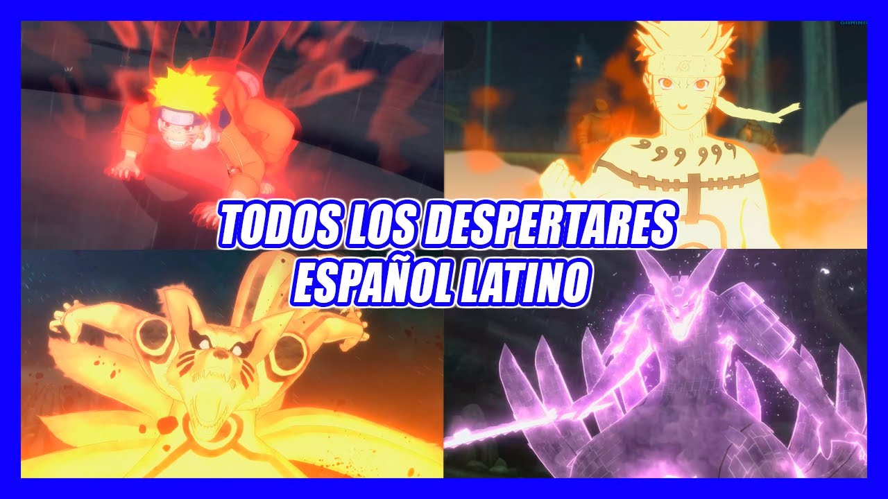ESPAÑOL LATINO || TODOS LOS DESPERTARES || NARUTO STORM 4 ROAD TO BORUTO