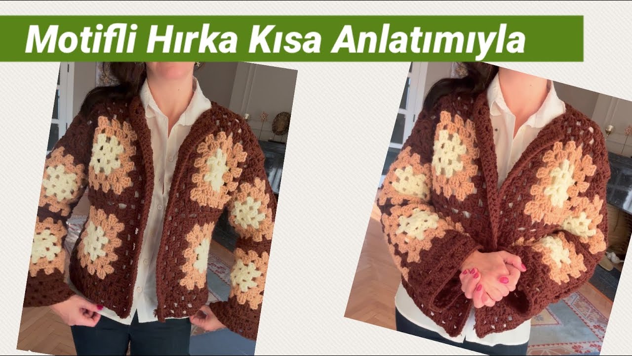 Motifli Hırka