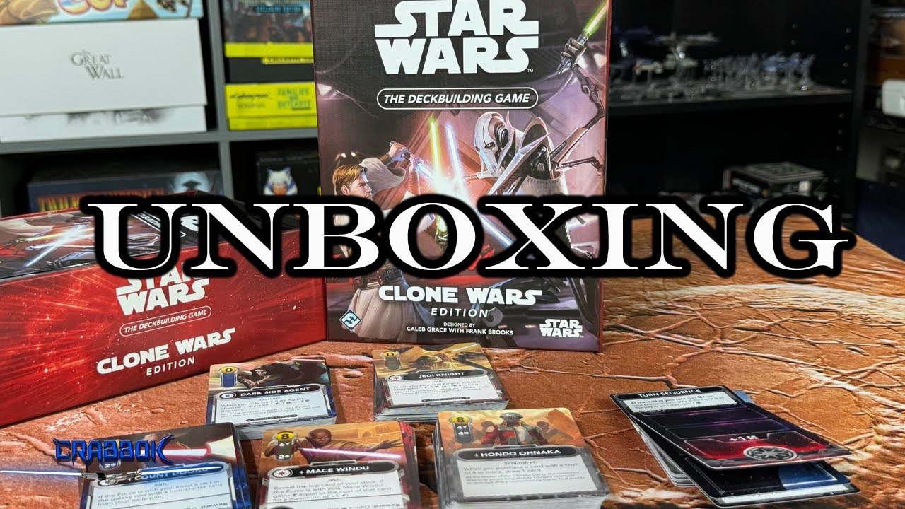 Star Wars The Deckbuilding Game - Clone Wars Edition - Unboxing
