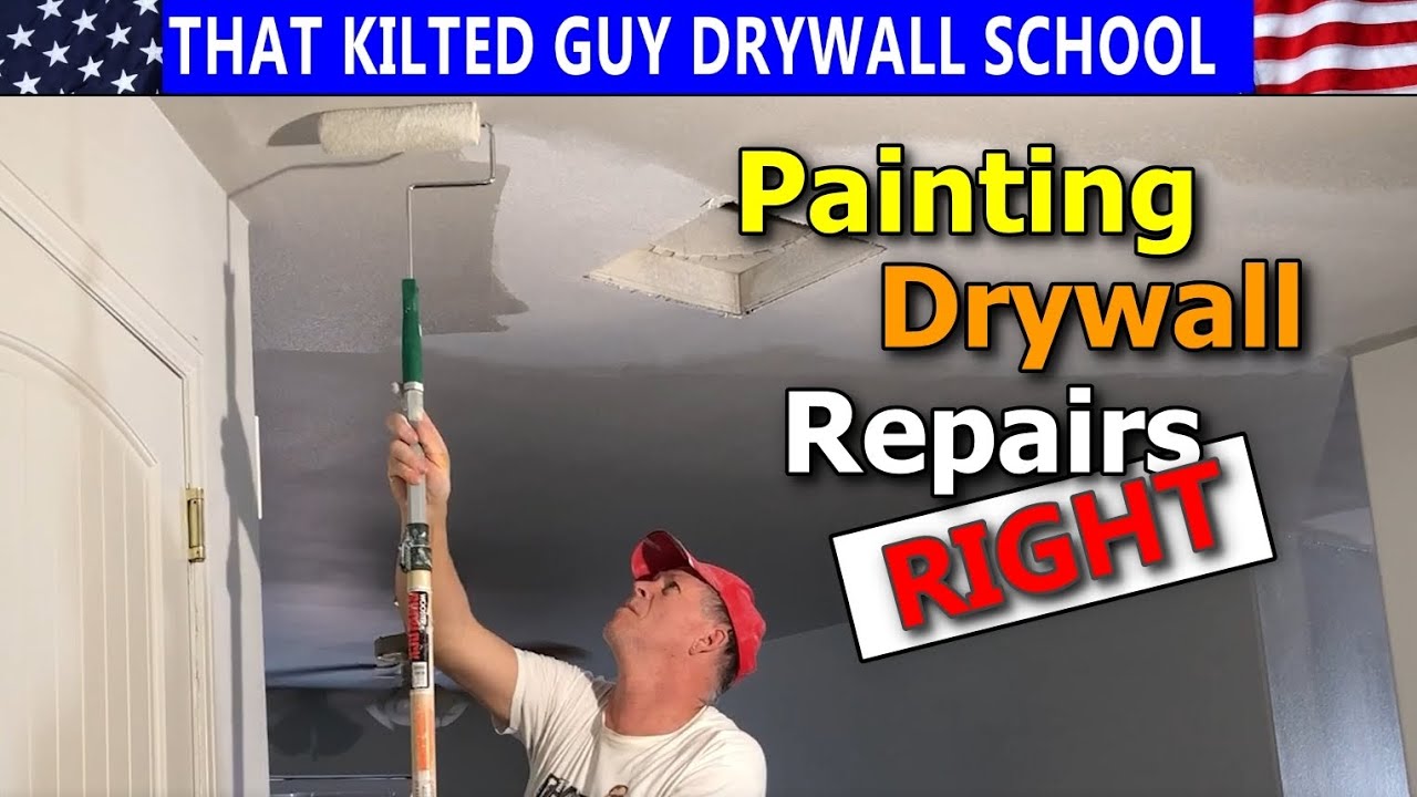Painting a Drywall Repair RIGHT.  You're Probably doing it WRONG