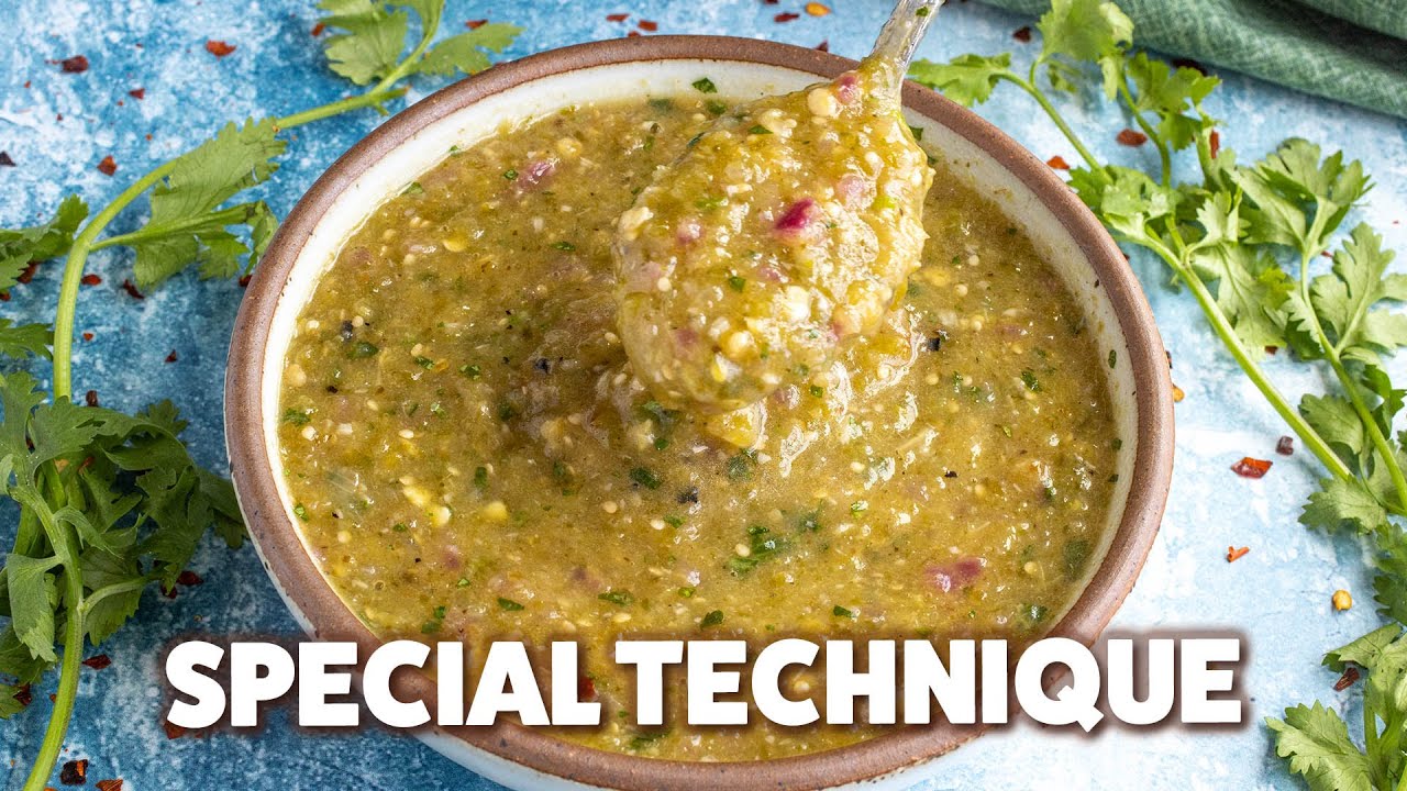 Creamy Tomatillo Sauce - Patty's Favorite Salsa Verde