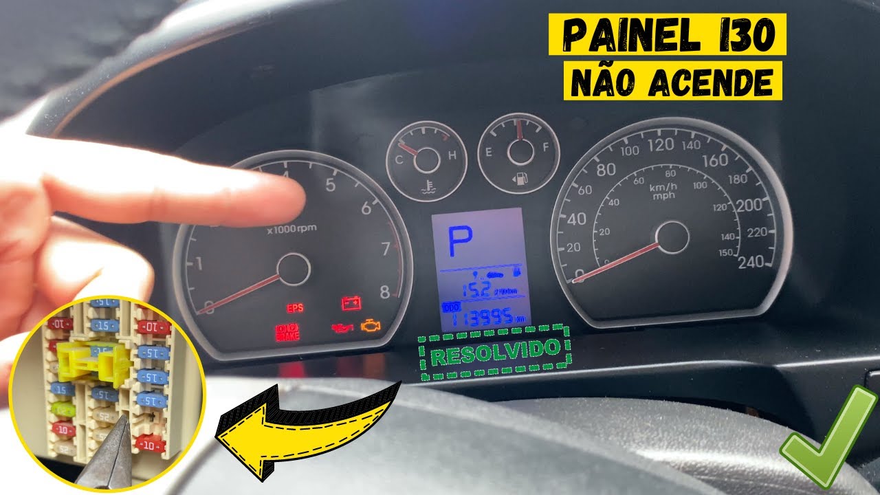 PAINEL I30 PAROU DE ACENDER OU LUZ INTERNA? RESOLVA AGORA!