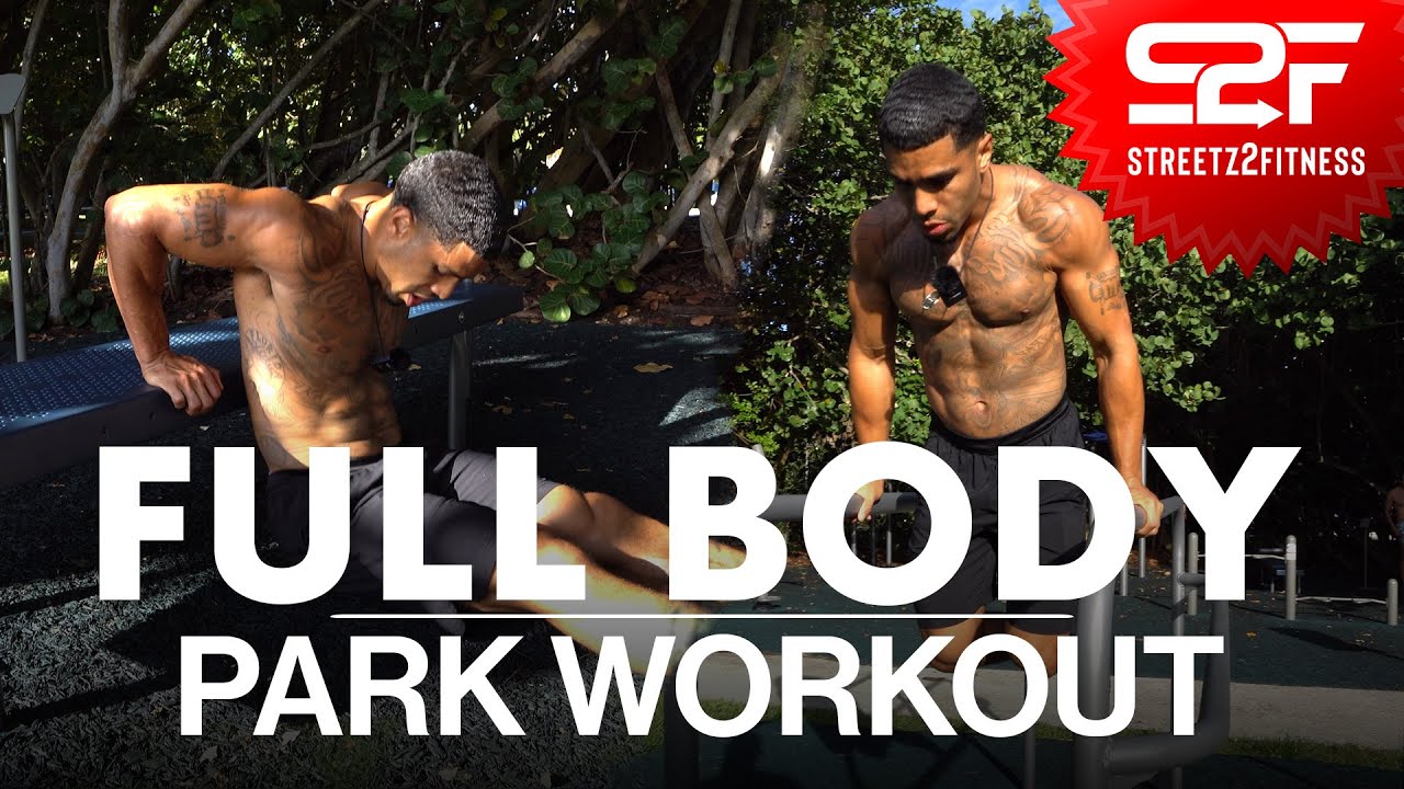 FULL BODY Park Workout | No Equipment Needed | Prison Style Fitness