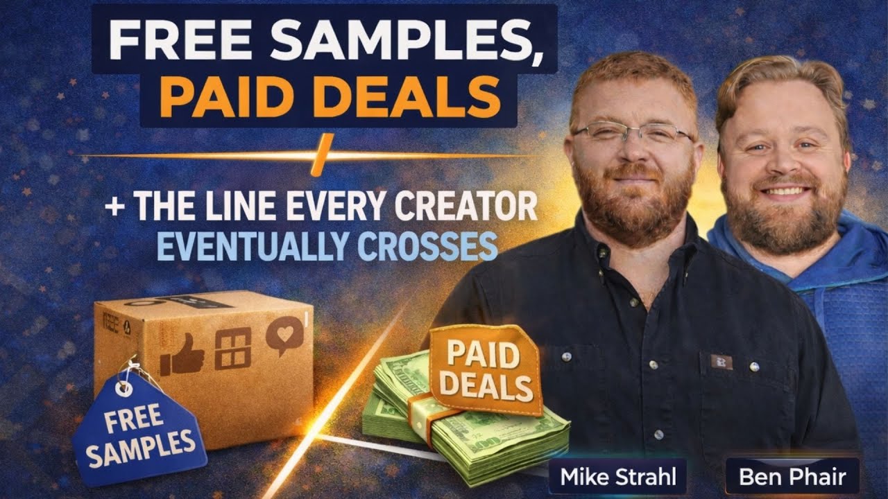 Free Samples, Paid Deals, and the Line Every Creator Eventually Crosses | PODCAST