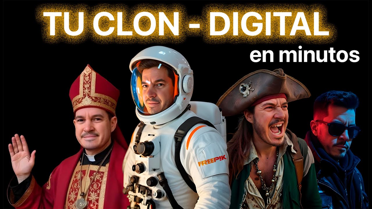 ✅ Crea tu Clon Digital con Freepik &ndash; Gu&iacute;a Paso a Paso (tras +6 meses us&aacute;ndolo)