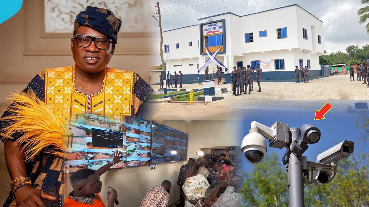 EXCLUSIVE:Nana Ayebiafo Jnana Installed A.I Ultra Modern CCTV Cameras the Whole Dumasua Township