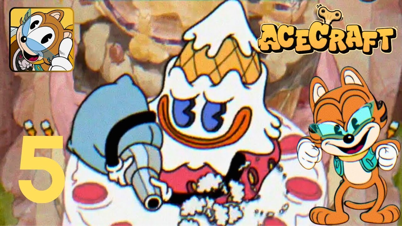 ACECRAFT Gameplay Frosting Island Ending + Boss Fight (Android, iOS) #5