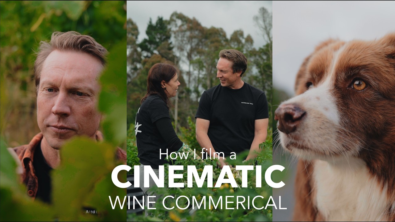 How we filmed a CINEMATIC Wine Commerical | Sony A7SIII Job Shadow