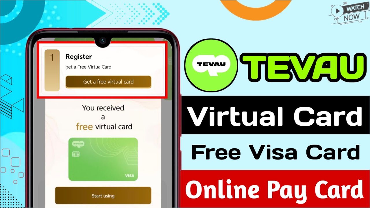 Tevau Online Free Virtual Card | Free Online Payment Card | Get Visa Card Free