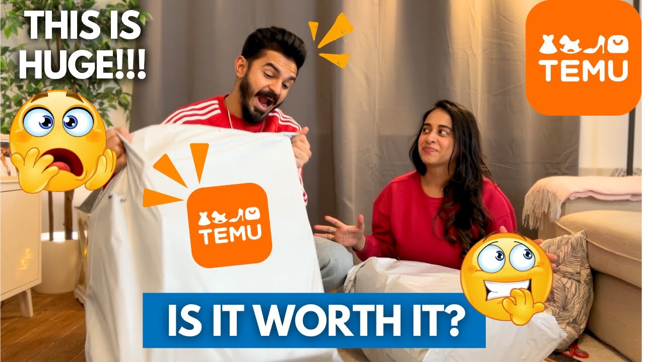 Our BIGGEST TEMU haul 😳 | Unboxing for the first time 🎁