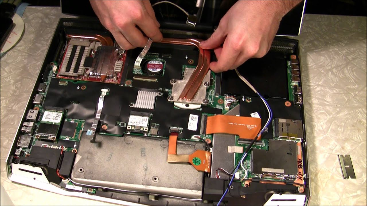 Alienware M17X R2 CPU upgrade from i5 Dual Core to i7 Quad Core engineering sample