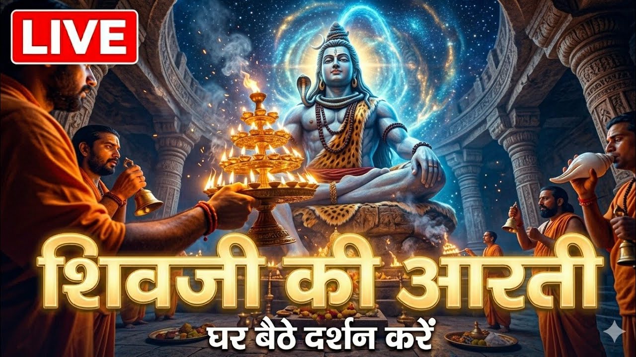 🔴LIVE : Somwar Special Shiv Aarti 🕉️| 2 Feb 2026 | Mahadev Darshan🔱#mahadev #viral #trending