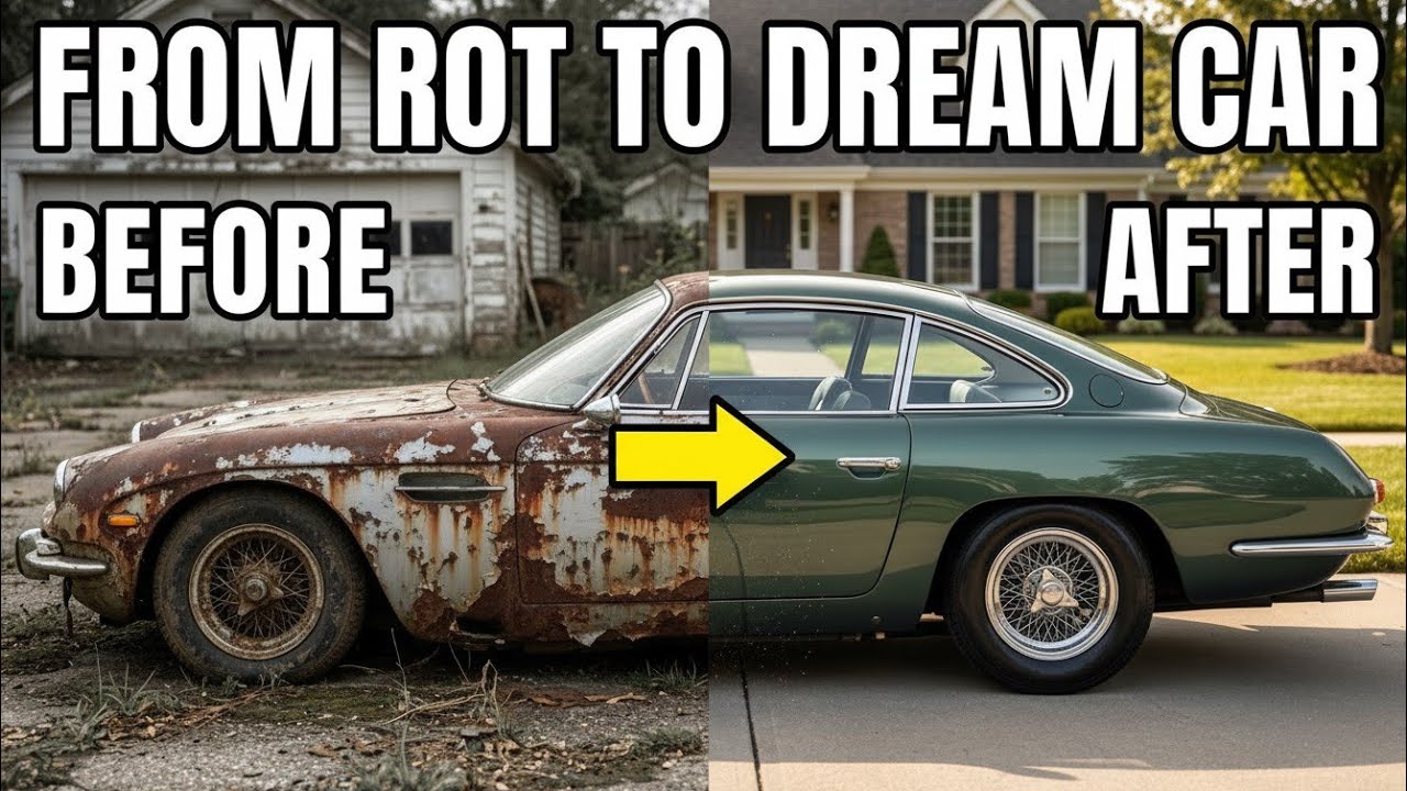 Abandoned 1963 Aston Martin DB5 Barn Find &mdash; Full Restoration (Body-Off) + First Start