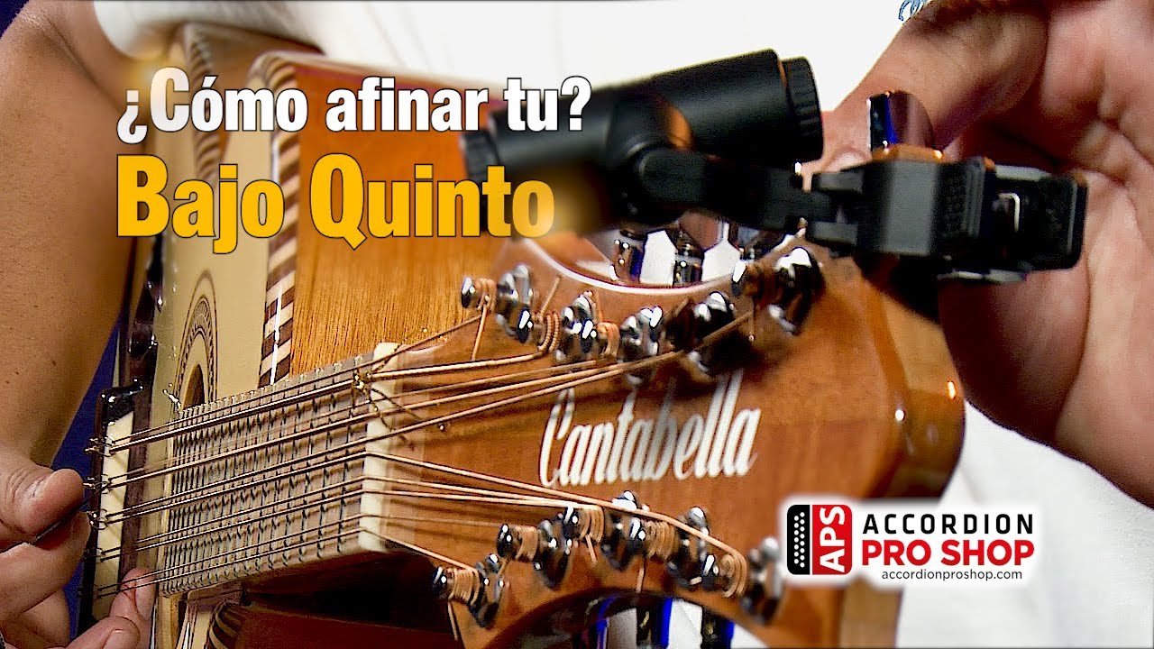 Como afinar tu Bajo Quinto