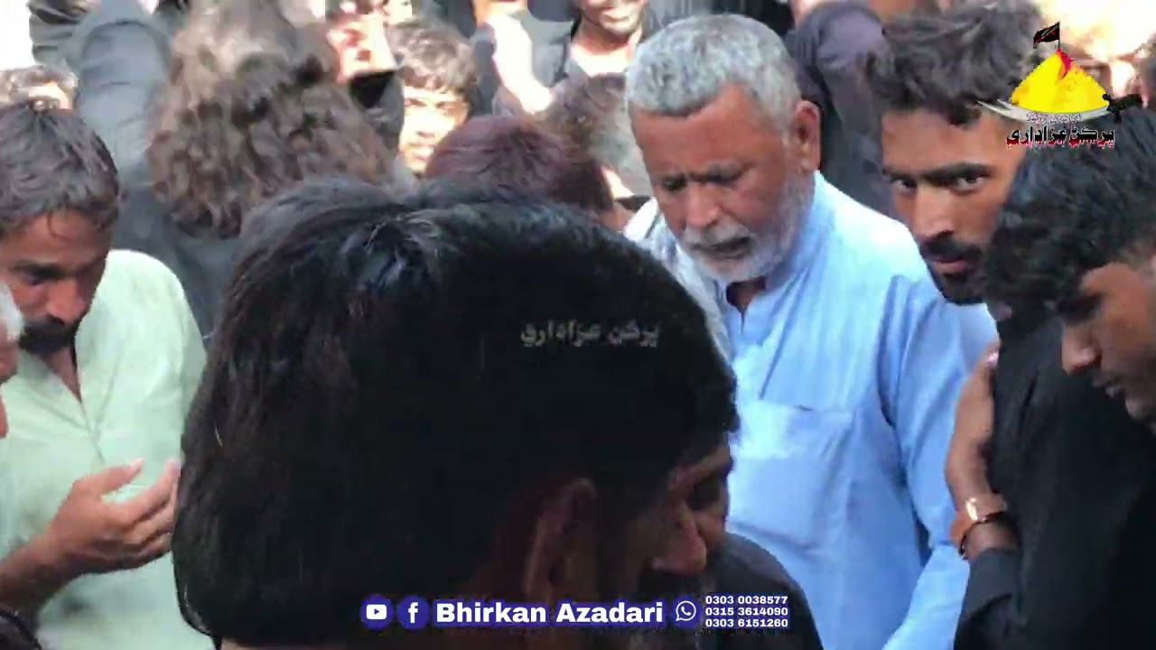 NOHA HUR PUCHIYA DHI TOON DEKH AAEN HAIN BY SYED NAZAR ABBAS SHAH 13 MUHARAM 2023|1445 AT BHIRKAN