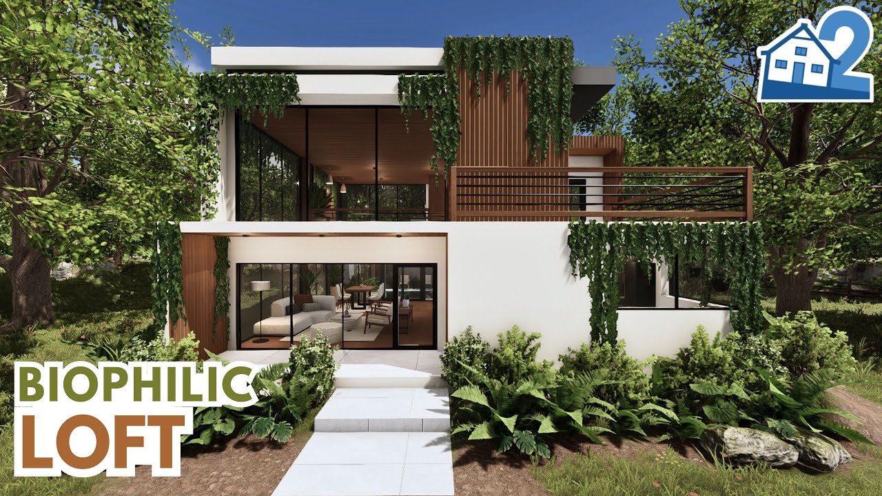 Biophilic Loft | House Flipper 2 | Sandbox Mode | Speed Build