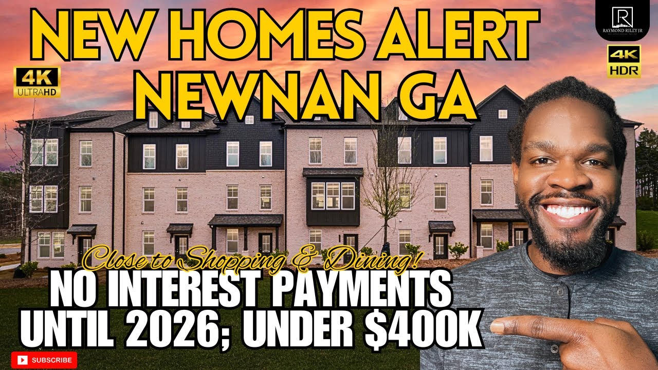 New Homes Alert! NO Interest Payments until 2026! - Newnan, GA