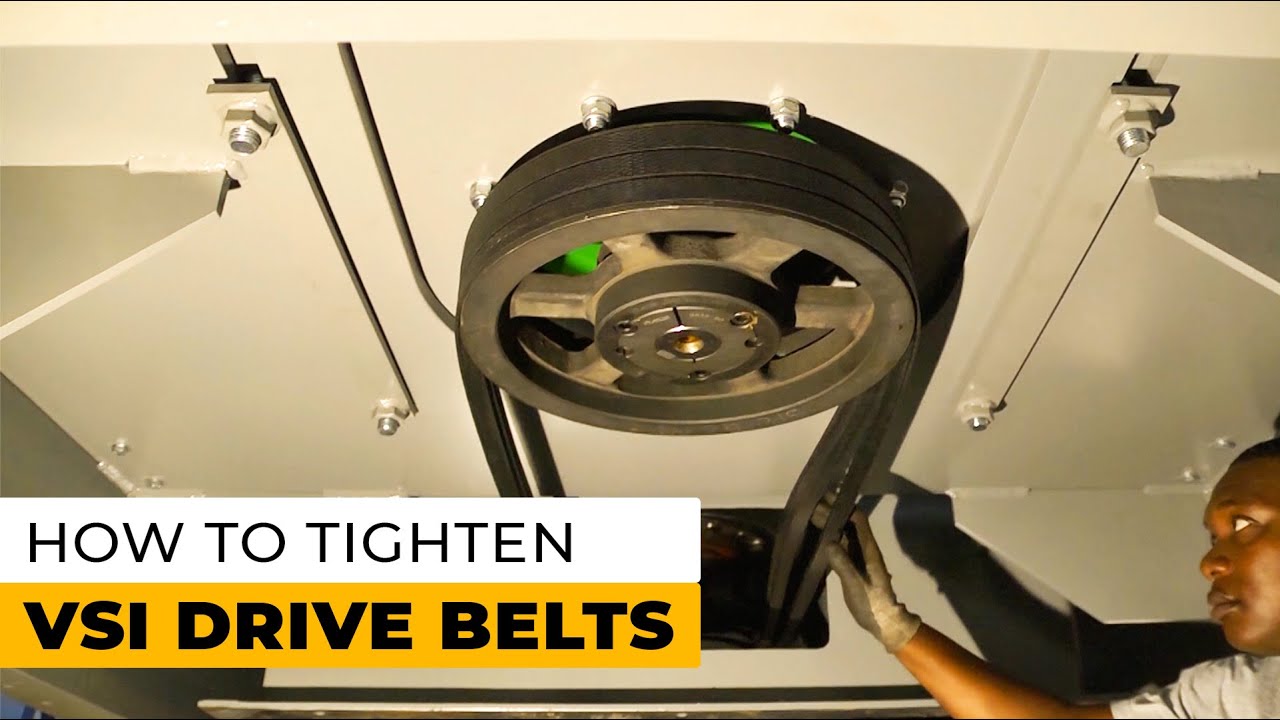 Tightening the VSI Drive Belts