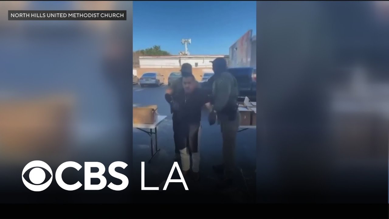 Immigration agents detain man at Los Angeles church grounds