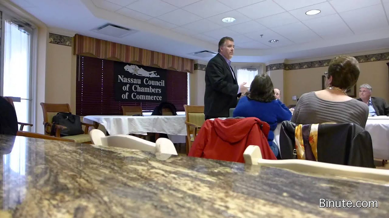 Binute presentation at Nassau Council of Chambers