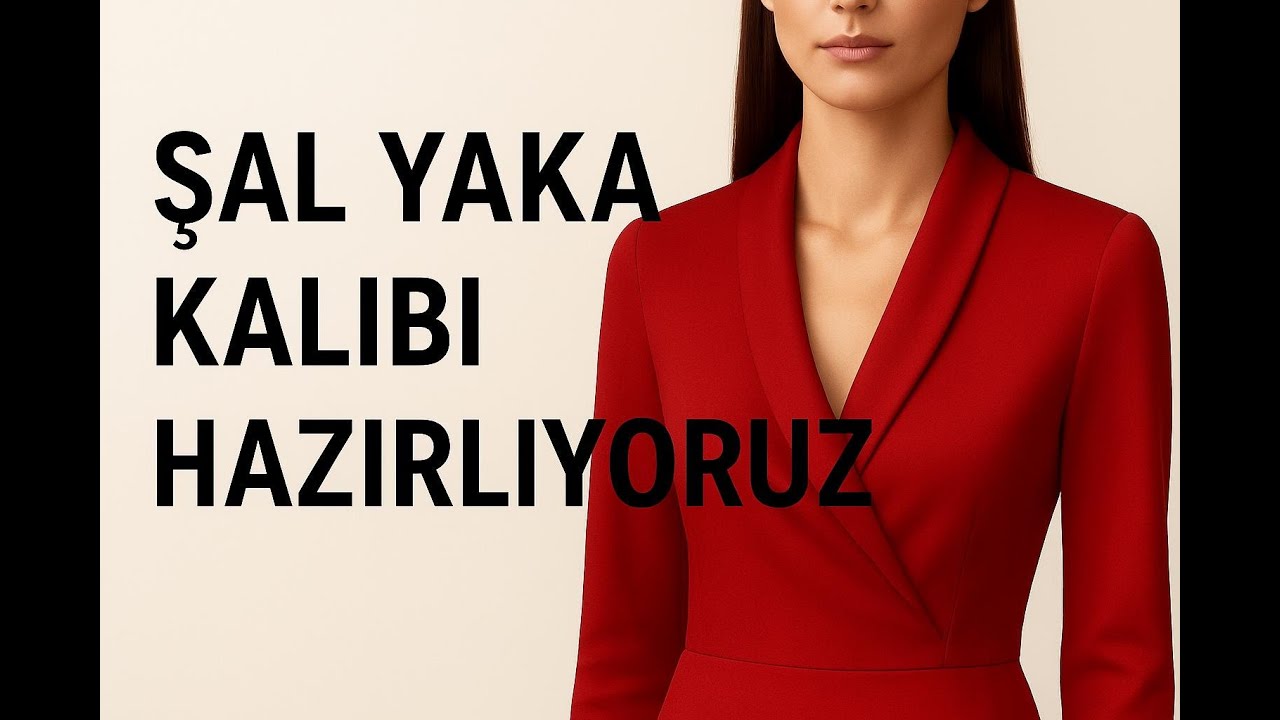 Şal yaka kalıbı nasıl hazırlanır? Modelistliğe ilk adım serisinde şal yaka yapıyoruz