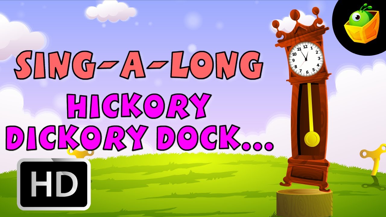 Karaoke: Hickory Dickory - Songs With Lyrics - Cartoon/Animated Rhymes For Kids