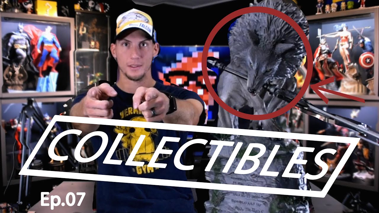 F4F Great Grey Wolf Sif Statue Close Up - Geekbeef Collectibles Ep.07