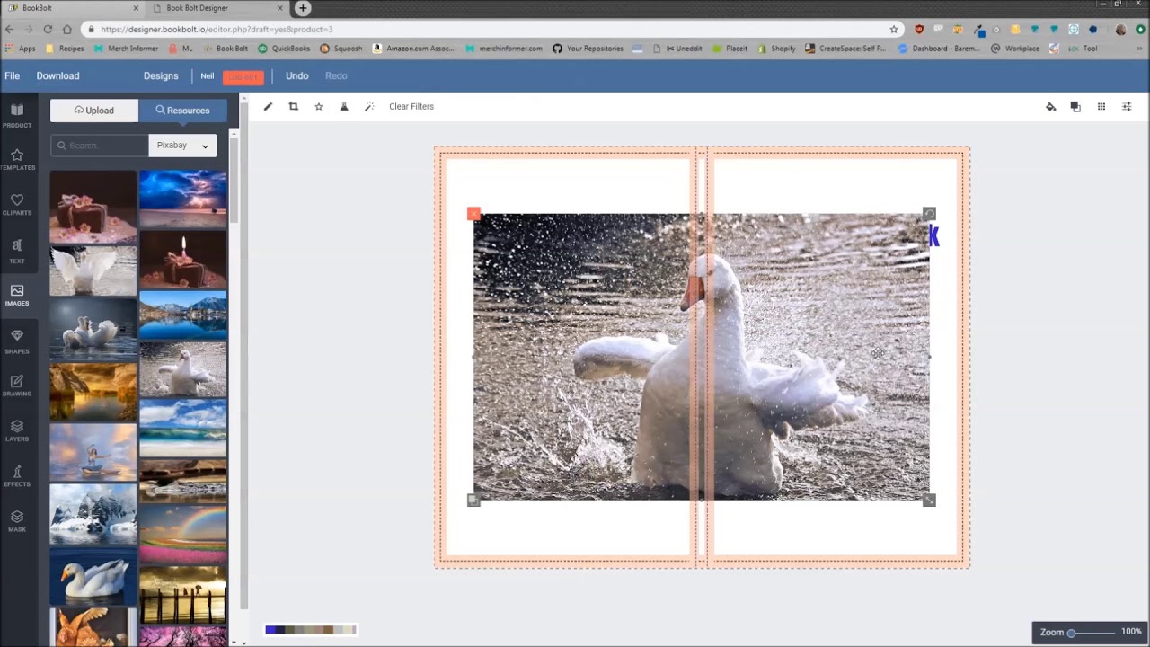 Book Bolt Designer - Creating No Content Book Covers for KDP (Print on Demand)
